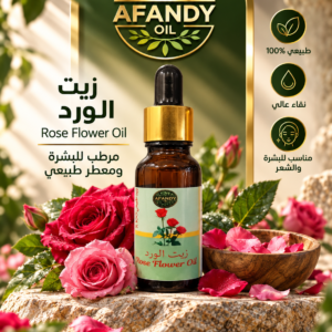 زيت الورد الطبيعي العطري من زيوت أفندي
